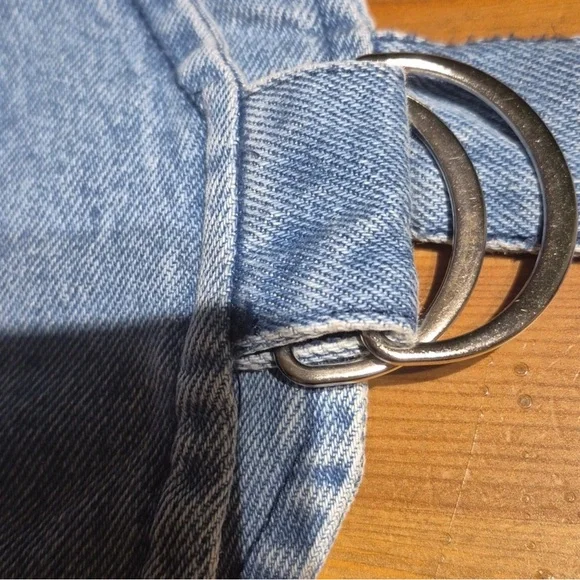 ZARA Asymmetrical Denim Utility Vest - Size XS/S (EUR XS / USA S / MEX 24-26) - Picture 8 of 9